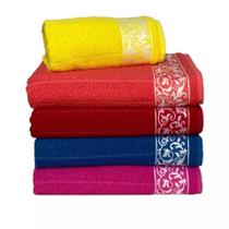 Kit 6 Toalhas de Rosto Amsterdam 45 x 80 cm De'Limas Kit 6 Toalhas de Rosto Amsterdam 45 x 80 cm De'Limas