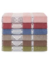 Kit 6 Toalhas de Rosto Barcelona 50 x 80 cm De'Limas Kit 6 Toalhas de Rosto Barcelona 50 x 80 cm De'Limas