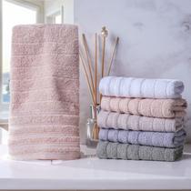 Kit 6 Toalhas Lavabo Glamour Toque Premium - Tessi
