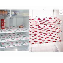 Kit 6 Toalhas Para Geladeira Estampas de Joaninha e Galinha