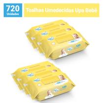 Kit 6 Toalhas Umedecidas Upa Bebê 120un