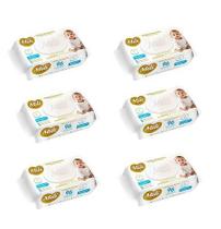 Kit 6 Toalhinha Umedecida Com Tampa Love&Care 96 Unid - Mili Kit 6 Toalhinha Umedecida Com Tampa Love&Care 96 Unid - Mili