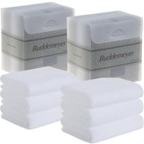 Kit 6 Tolhas Gourmet Pano De Copa Buddemeyer Algodão Branco Kit 6 Tolhas Gourmet Pano De Copa Buddemeyer Algodão Branco