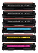 Kit 6 Toner 414a Compatível M454dw M454 M454dn Sem Chip Black, Cyan, Magenta, Yellow