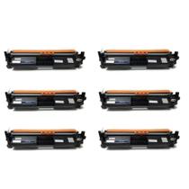 Kit 6 Toners Compatíveis HP CF217A 17A M102W M130