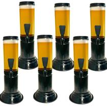Kit 6 Torre De Chopp Cerveja 1,5L - Icechopp Torneira Gota
