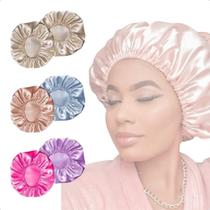 Kit 6 Touca De Cetim Anti Frizz De Dormir Toque De Seda Kit 6 Touca De Cetim Anti Frizz De Dormir Toque De Seda