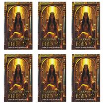 Kit 6 Tradicional Tarô Egípcio 78 Cartas Plastificadas