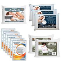 Kit 6 Trav. Misto Suporte Premium 3 Nasa 2 Firmes 1 Macio