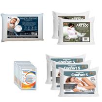 Kit 6 Trav. Misto Toque Macio 3 Confort 2 Art200 1 Nasa