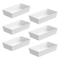 Kit 6 Travessas 3L Fundas Refratários GN 1/3 Para Servir Coza Plásticas Buffet