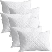 Kit 6 Travesseiros Antialérgico Impermeável 50x70 Lavável