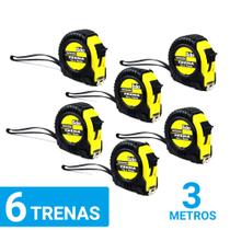 Kit 6 Trenas Color 3M x 16MM Emborrachada 8BL Eda