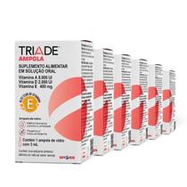 Kit 6 Triade Gross Suplemento Alimentar em Solução Oral Vitaminas A D E, 3ml