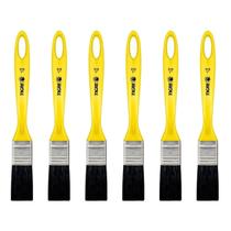 Kit 6 Trincha Pincel Pintura Tinta Esmalte Óleo 1'' Tigre