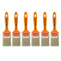 Kit 6 Trinchas 2 Polegadas Seda Plus Série 670 - Castor Kit 6 Trinchas 2 Polegadas Seda Plus Série 670 - Castor