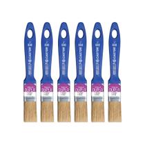 Kit 6 Trinchas Duplas 1" Cerdas Brancas Série 830 - Castor Kit 6 Trinchas Duplas 1" Cerdas Brancas Série 830 - Castor