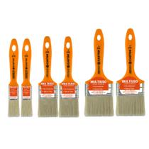 Kit 6 Trinchas Seda Plus Cerdas Sintéticas Série 670 Castor