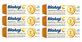 Kit 6 Tubos Bioargi-c Com Aspartato De Arginina 16 Comprimidos efervescentes - União Quimica