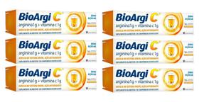 Kit 6 Tubos Bioargi-c Com Aspartato De Arginina 16 Comprimidos efervescentes - União Quimica