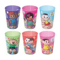 Kit 6 Turma Da Mônica 320 ml Lembrancinhas Festa Infantil Aniversário Colecionável Reutilizável Resistente - Plasutil
