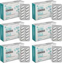 Kit 6 Ultra Condrix - Msm, Curcum@, Vit K2, Colágeno Tipo II e Ácido Hialurônico 60 caps de 600mg