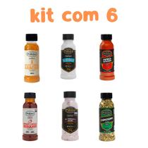 Kit 6 un Abacaxi Morango Bacon Parrilla Paprica Chimichurri