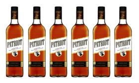 Kit 6 Un Aperitivo Malt Whisky e Carvalho Patriot 1L
