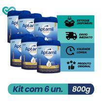 Kit 6 un. Aptamil Premium 1 - 800g - Danone