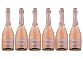 Kit 6 Un Espumante Aurora Brut Rosé 750 ml