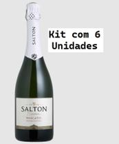 Kit 6 Un Espumante Salton Moscatel 750 ml