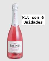 Kit 6 Un Espumante Salton Moscatel Rosé 750 ml