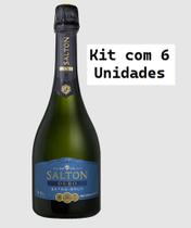 Kit 6 Un Espumante Salton Ouro Extra Brut 750 ml