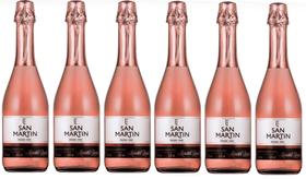 Kit 6 Un Espumante San Martin Moscatel Rosé 660 ml