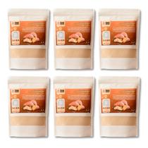 Kit 6 Un Farinha Batata Doce Polpa Laranja Pó 2.7kg