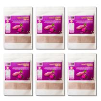 Kit 6 Un Farinha Batata Doce Polpa Roxa Pó 2.7kg