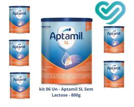 Kit 6 un. Fórmula Infantil: Aptamil SL 800g - 0-3 anos