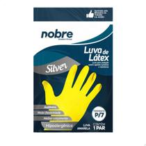 Kit 6 Un Luva De Latex Hipoalergenica Silver Antibacteriana