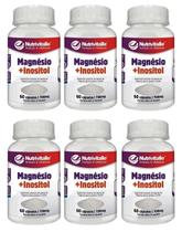 Kit 6 Un - Magnesio Inositol 700Mg 60 Capsulas Nutrivitalle