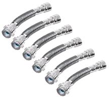 Kit 6 Un Sifão Sanfonado Cromado Ssum2 Astra