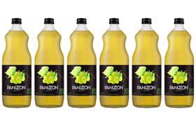 Kit 6 Un Suco de Uva Branco Integral Panizzon 1,5 L
