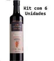 Kit 6 Un Vinagre Balsâmico Casa Madeira 500 ml