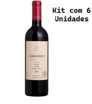 Kit 6 Un Vinho Almaúnica Super Premium Quatro Castas 750 ml