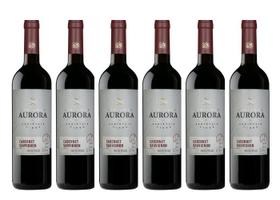 Kit 6 Un Vinho Aurora Varietal Cabernet Sauvignon 750 ml