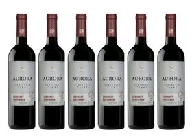 Kit 6 Un Vinho Aurora Varietal Cabernet Sauvignon 750 ml