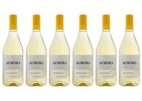 Kit 6 Un Vinho Aurora Varietal Chardonnay 750 ml