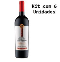 Kit 6 Un Vinho Casa Geraldo Colheita de Inverno Gran Reserva Cabernet Sauvignon 750 ml