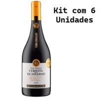 Kit 6 Un Vinho Casa Geraldo Colheita de Inverno Gran Reserva Syrah 750 ml