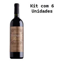 Kit 6 Un Vinho Casa Valduga Naturelle Reserva Meio Seco 750 ml