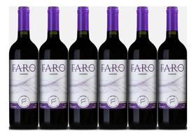 Kit 6 un vinho chileno faro carmenere 750 ml Kit 6 un vinho chileno faro carmenere 750 ml